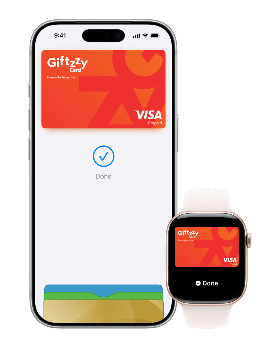 Giftzzy with Apple Pay